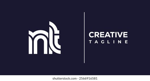 N and T logo design. NT abstract Letters Logo Monogram. This logo design is the process of creating a visual symbol that represents a brand, company, or individual.