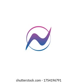 n technology logo, n logo, n company