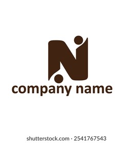 The "N" text logo combines simplicity and elegance, emphasizing boldness, minimalism, clarity.