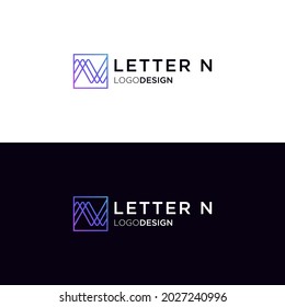 CARTA N O DISEÑO TRIPLE N LOGO