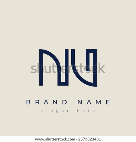 N and V logo design. NV abstract Letters Logo Monogram. This logo design is the process of creating a visual symbol that represents a brand, company, or individual.