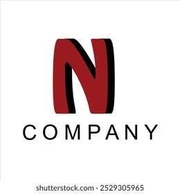 N Vector Logo Design Company Creative 