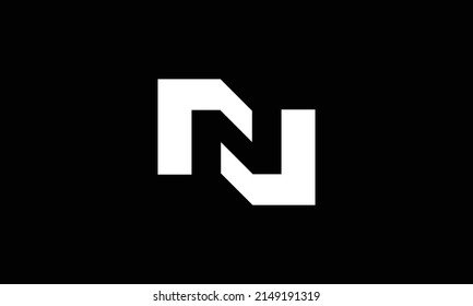 N Vector logo design template for business. N letter logo