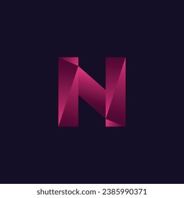N Vector Logo - Geometric and Stylish