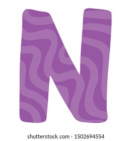 N. Vector words. ABC. Afphabet. Nice illustration for for book,logo, business card or postcard. Hand drawn dry brush lettering. Handwritten font. Lettering, Calligraphy, word, vector font.