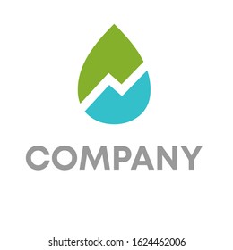 N water logo design vector template sign