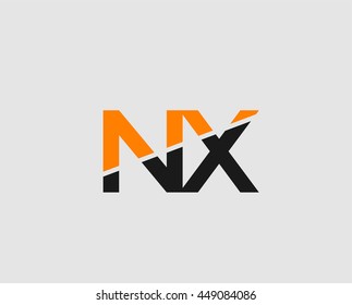 N and X logo vector
