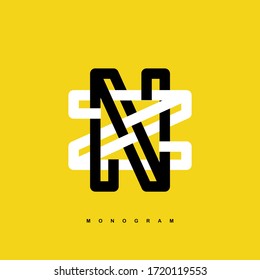 N Z Monogram Business Logo