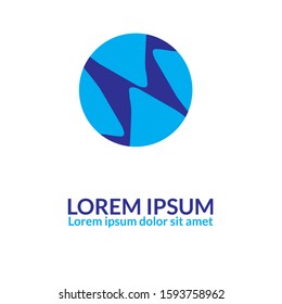 N Z S letter alphabet logo web icon illustration. Designed to show variations of different ideas but still in the same formation. suitable for business, company and others activities