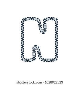 N Zip Letter Logo Icon Design