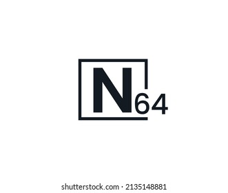 N64, 64N Initial letter logo