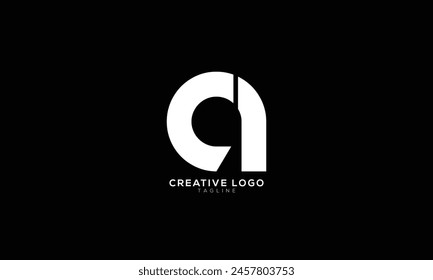 AN NA Abstract initial monogram letter alphabet logo design