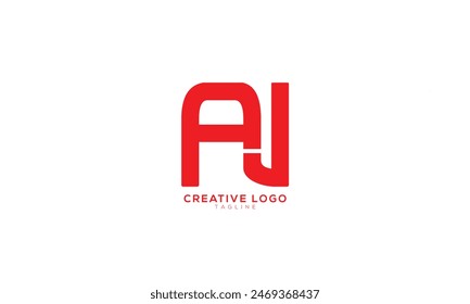 AN NA Abstract initial monogram letter alphabet logo design