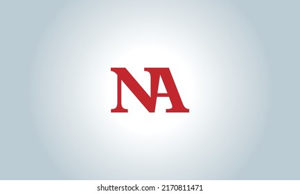 NA or AN abstract Letters Logo Emblem Monogram