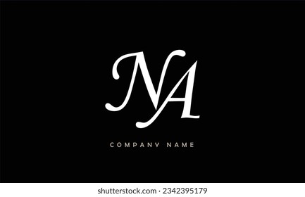 NA, AN Abstract Letters Logo Monogram