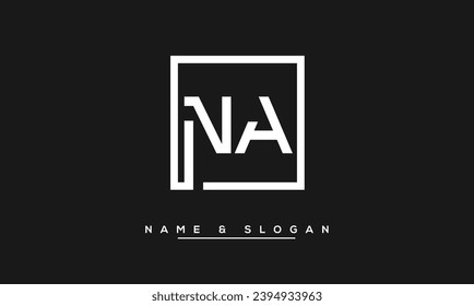 NA,  AN  Abstract Letters  Logo  Monogram