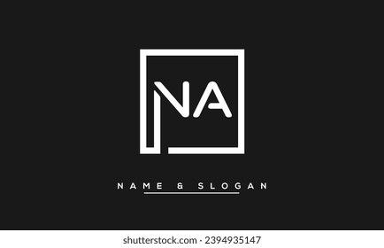 NA, AN  Abstract  Letters  Logo  Monogram