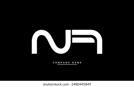 NA, AN Abstract Letters Logo Monogram