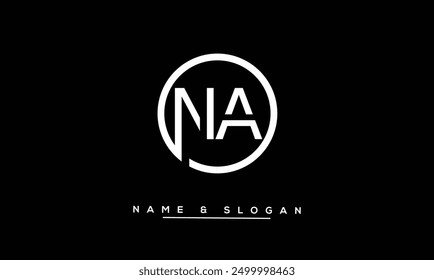 NA, AN Abstract Letters Logo Monogram