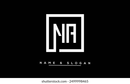 NA, AN Abstract Letters Logo Monogram