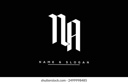 NA, AN Abstract Letters Logo Monogram