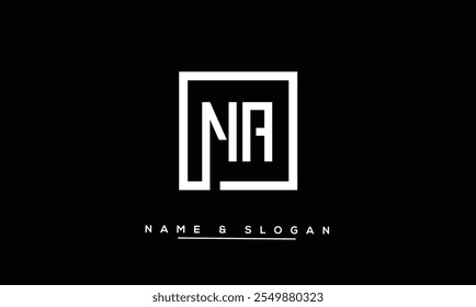 NA, AN Abstract Letters Logo Monogram