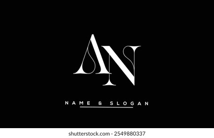 NA, AN Abstract Letters Logo Monogram