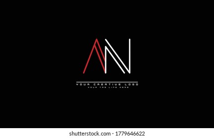 AN NA abstract vector log monogram template