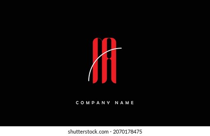 NA, AN Alphabets Letters Logo Monogram