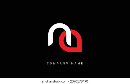 NA, AN Alphabets Letters Logo Monogram