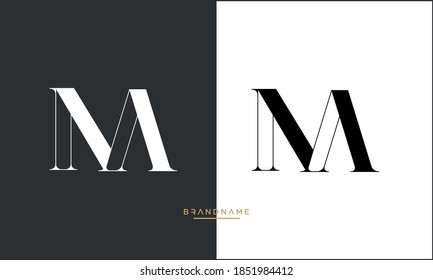 NA, AN, N, A abstract Letters Logo Emblem Monogram