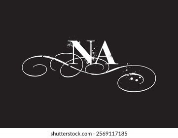 NA initial letter logo design and minimalist logo
