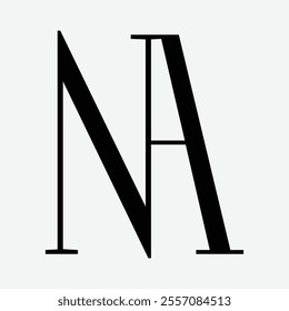 na Initial Letter Logo Symbol