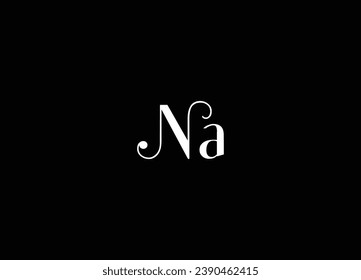 NA Initial logo design and letter logo