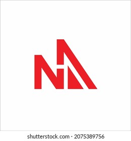 NA initial logo vector image