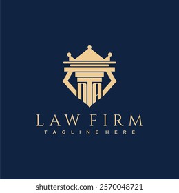 NA initial monogram logo for lawfirm vector design