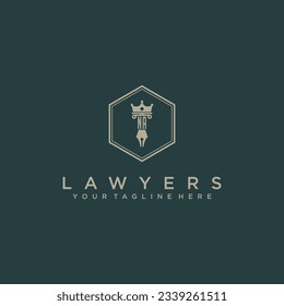 NA initials design modern legal attorney law firm lawyer advocate consultancy business logo vector