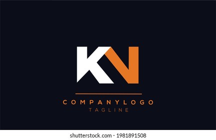 NA initials monogram letter text alphabet logo design