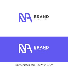 NA, AN letter branding logo