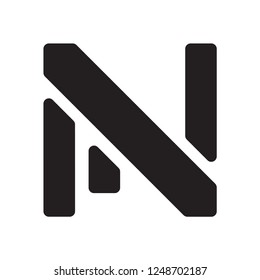 NA letter logo