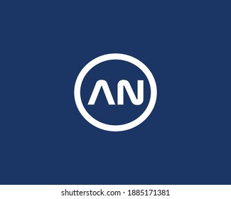 AN NA LETTER LOGO DESIGN