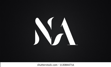 NA Letter  logo Design Template Vector