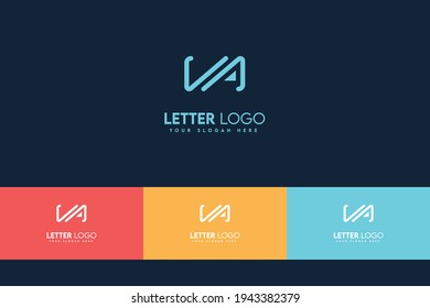 NA Letter Logo Design Vector 