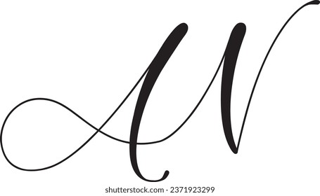 NA letter logo modern design