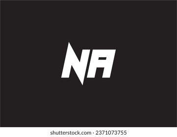 na letter logo and monogram design