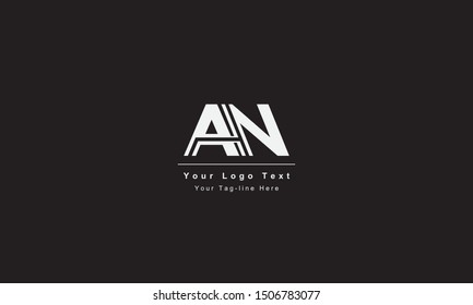 AN or NA letter logo. Unique attractive creative modern initial AN NA A N initial based letter icon logo