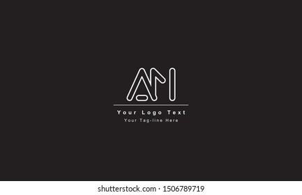 AN or NA letter logo. Unique attractive creative modern initial AN NA A N initial based letter icon logo