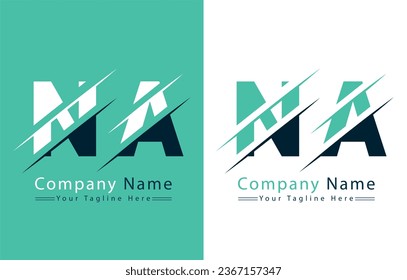 NA Letter Logo Vector Design Template Elements