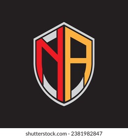 NA letter logo,symbol technology vector design