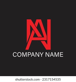 N+A LOGO DESIGN ANY YOUR COMPANY NAME HERE . THIS FILL EPS YOU CAN CHANG NAME VECTOR FILE